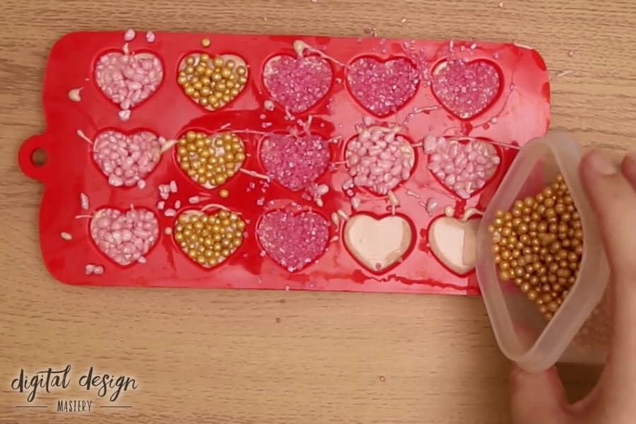 Chocolates with sprinkles