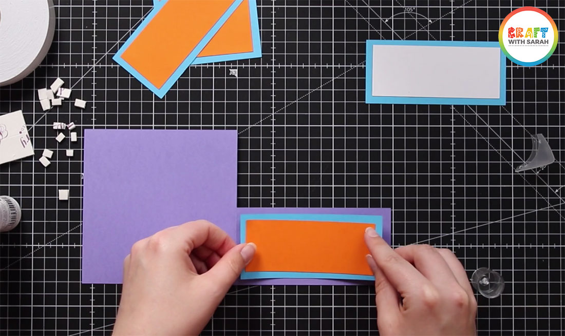 Sticking on the front panel