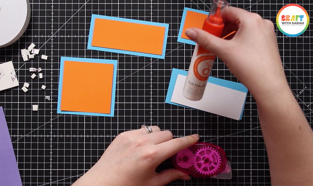 Double sided tape vs tacky glue