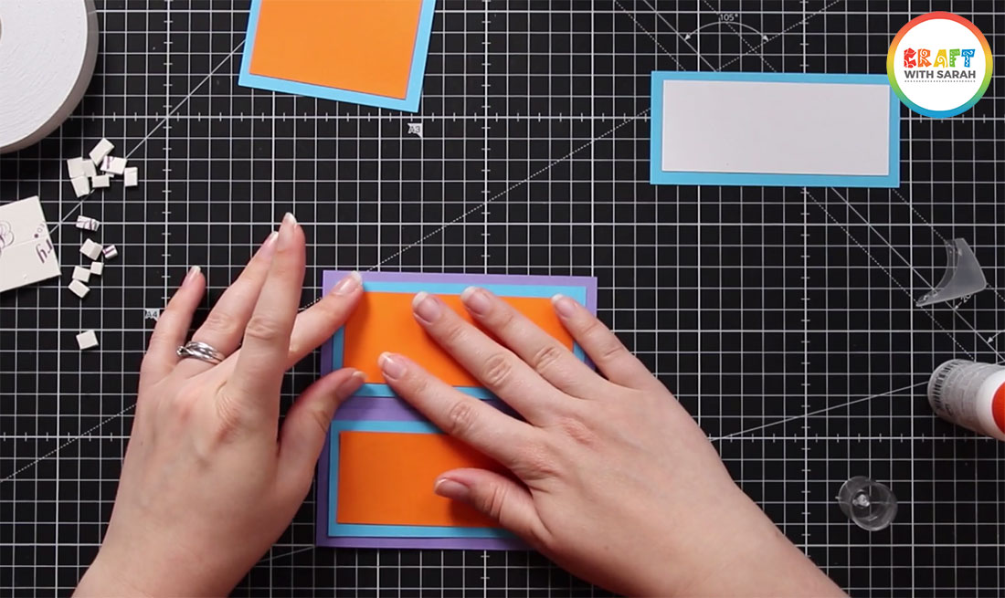 Sticking on the top inside panel