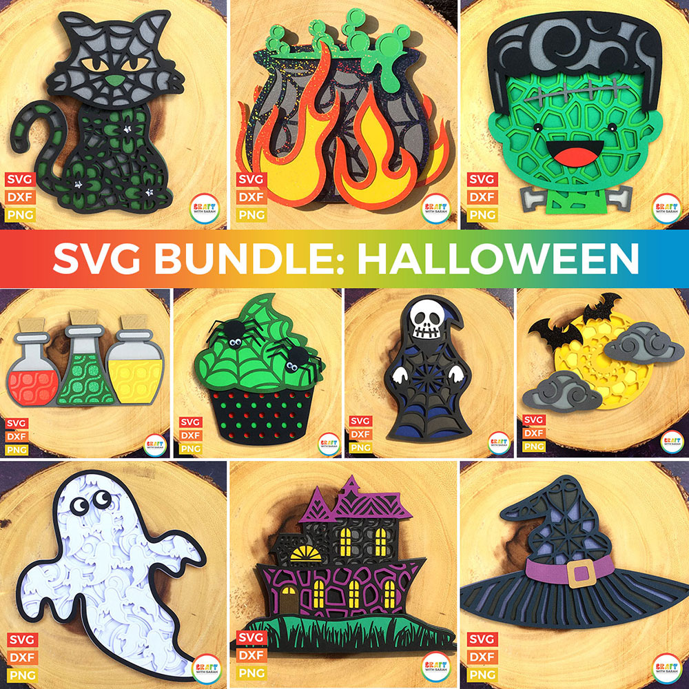 Halloween layered SVGs