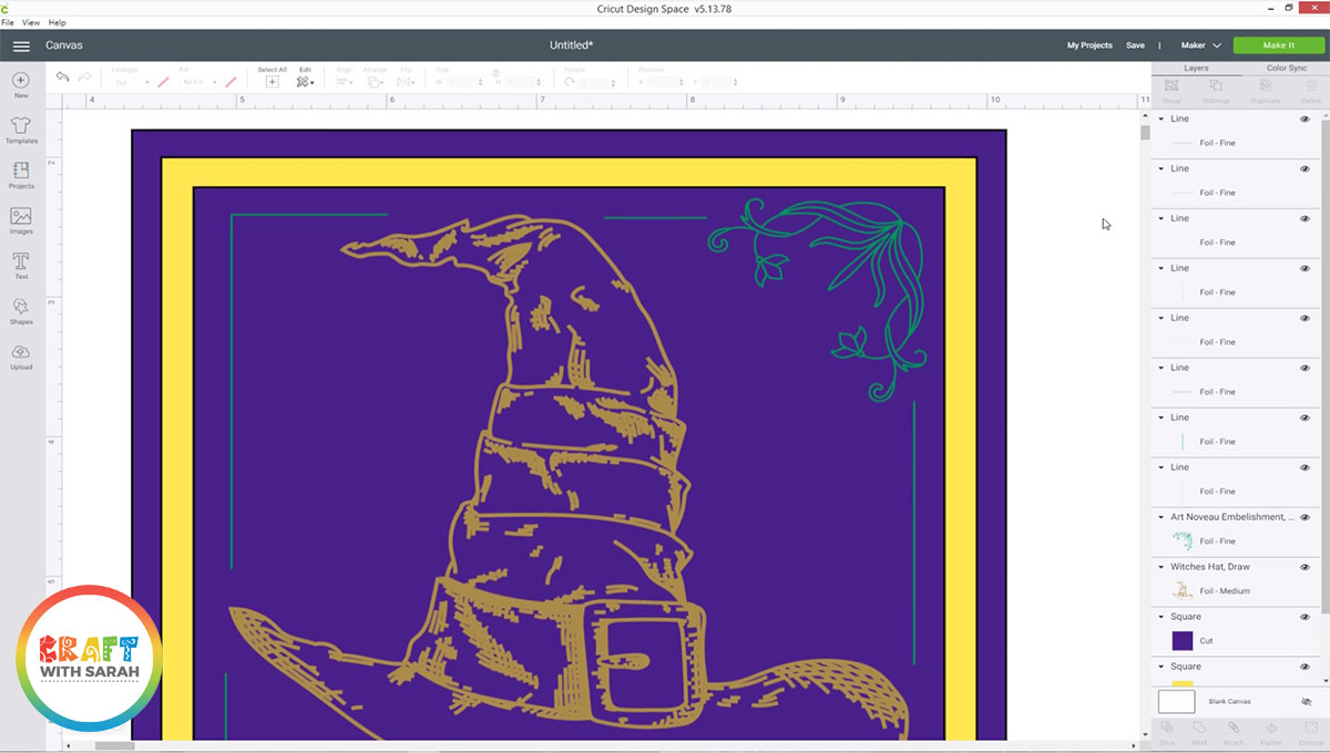 Make a green border with score lines