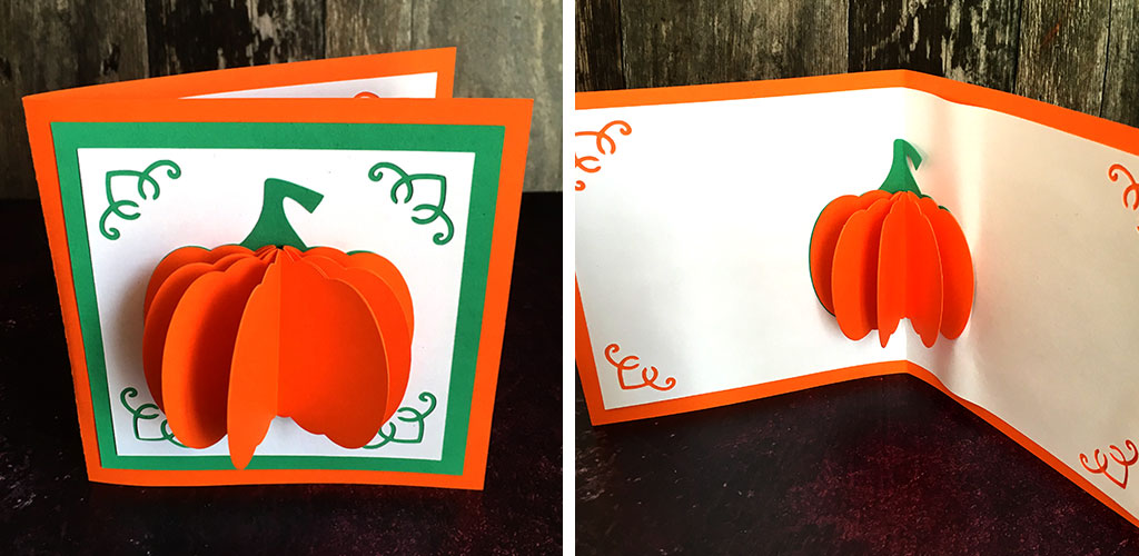 How to Make a Popup Pumpkin Card for Fall