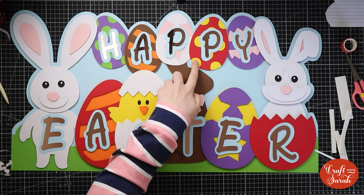 GIANT Layered Easter Sign SVG - Craft with Sarah