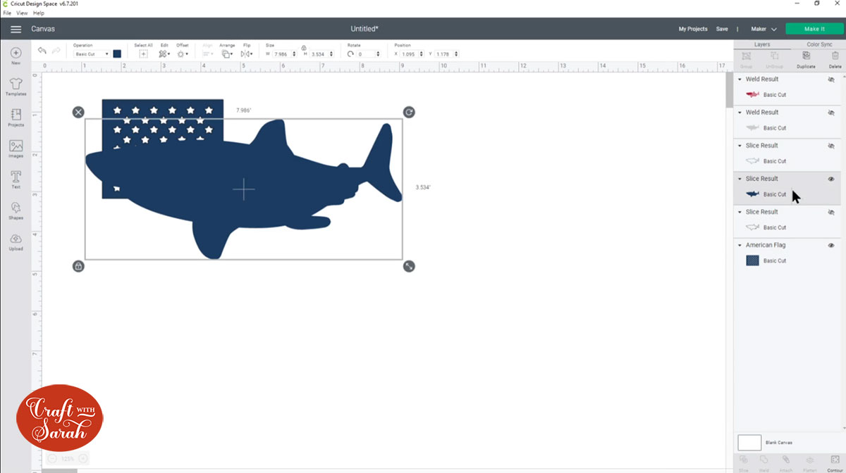 Turn on the blue layer