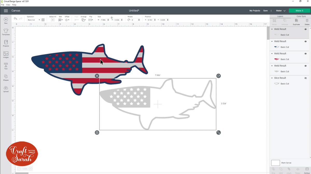 Duplicated white layer