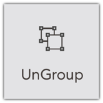 Design Space Ungroup Icon