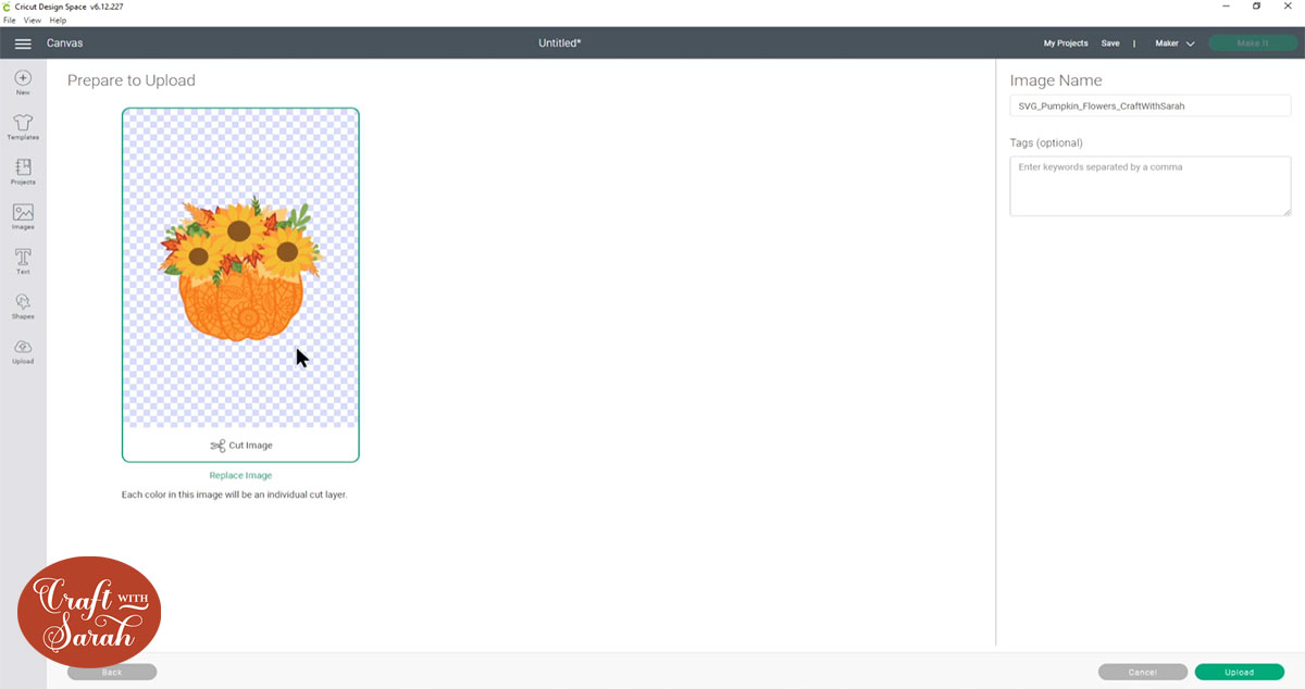 File uploading into Design Space