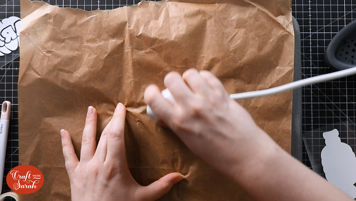 Pre-press the treat bag