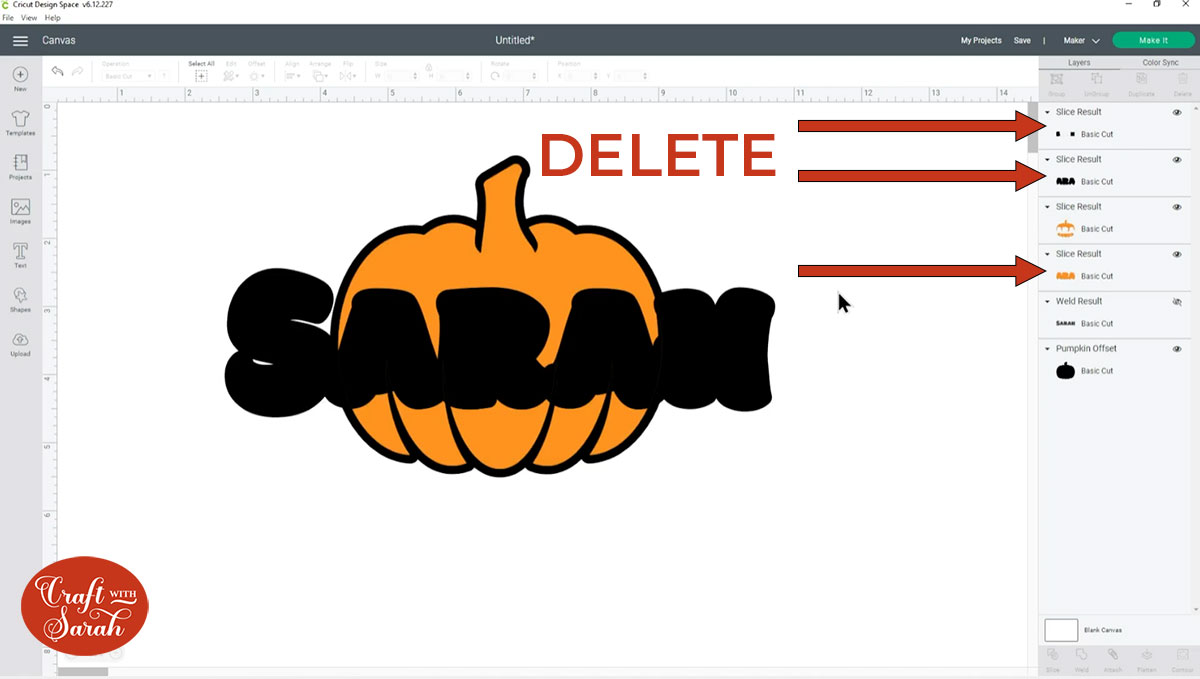 Delete layers
