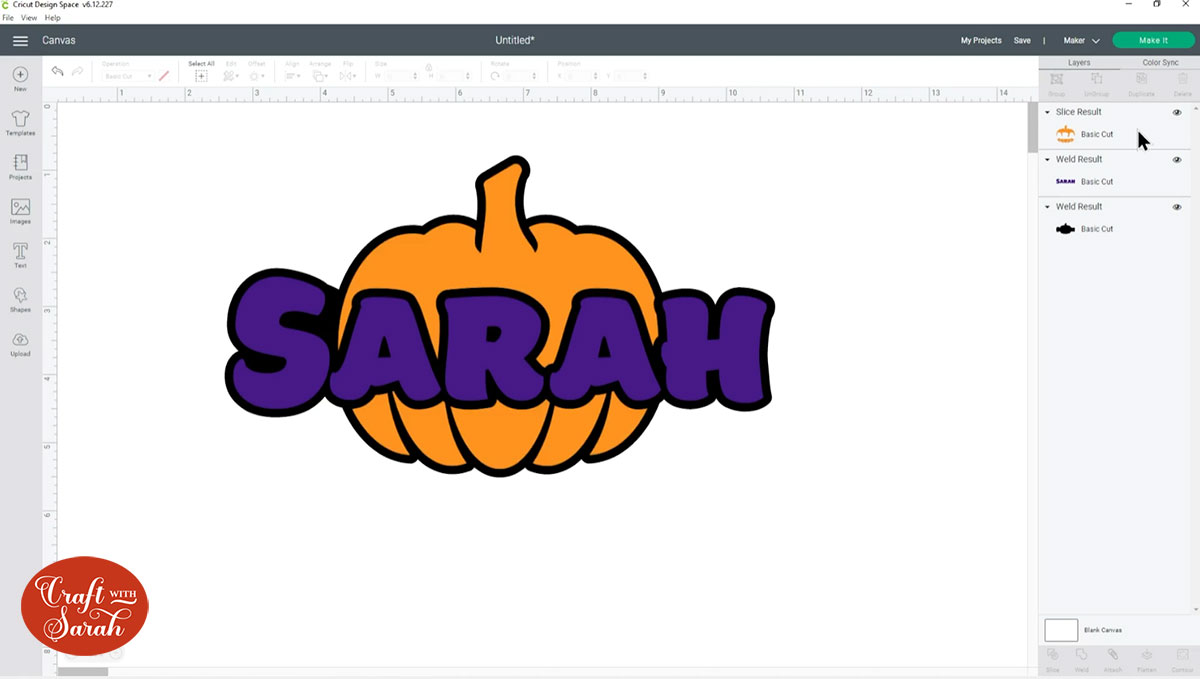 Finished design