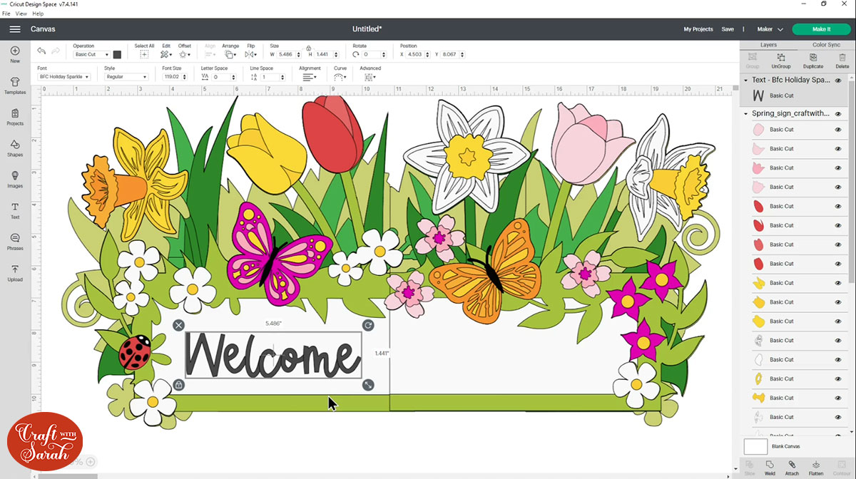 Add text to the design