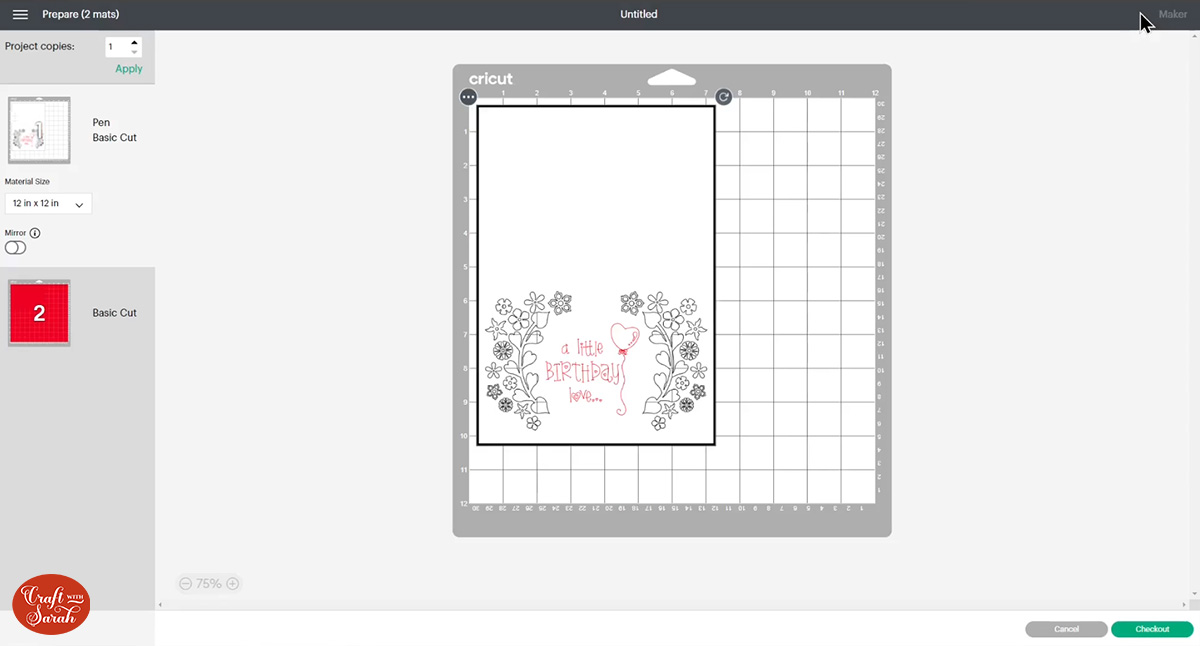 Pen layer in the correct place