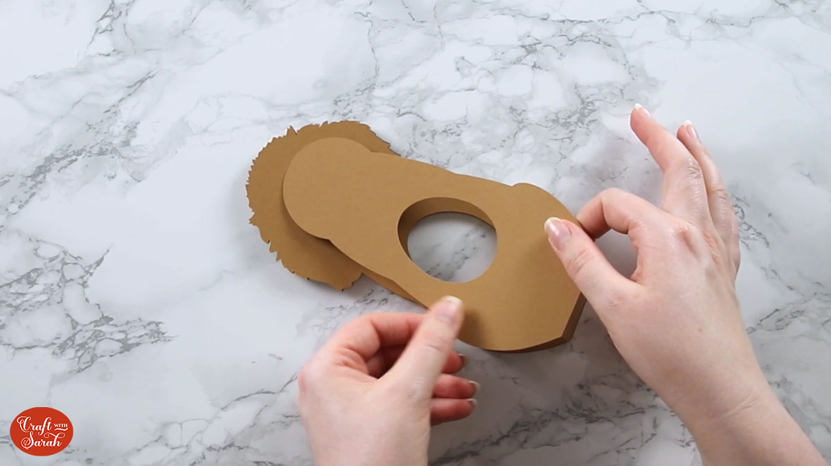 Stick on the back piece