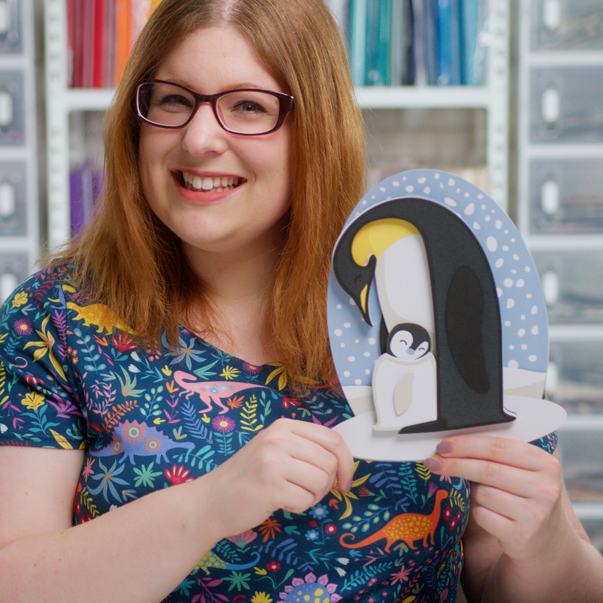 Penguins Cricut craft