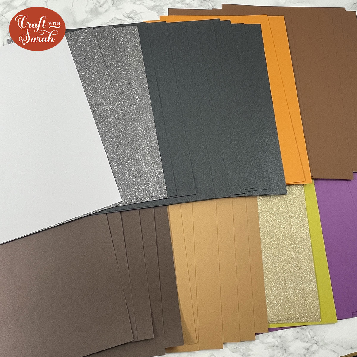 Sheets of cardstock
