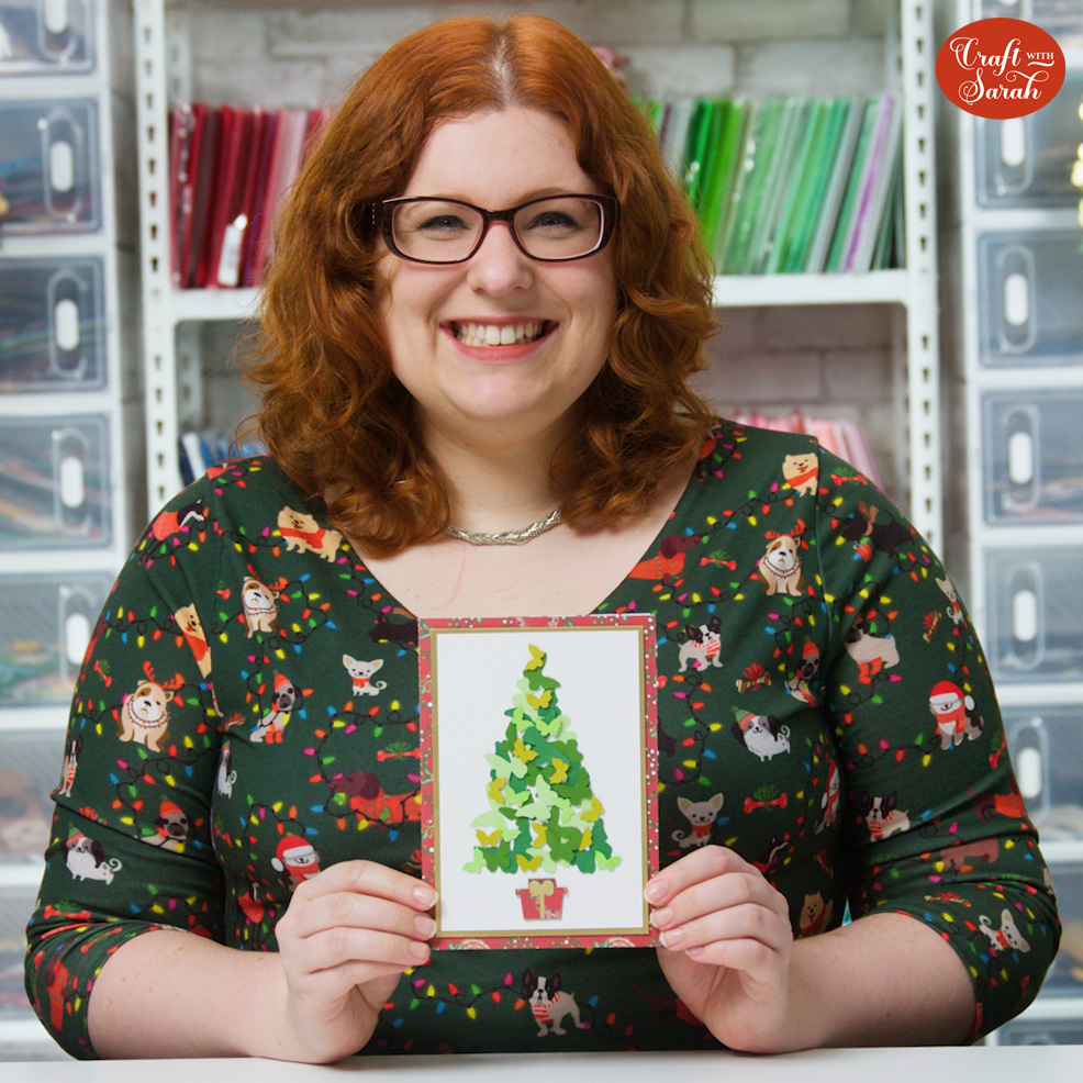 Butterfly scrap card