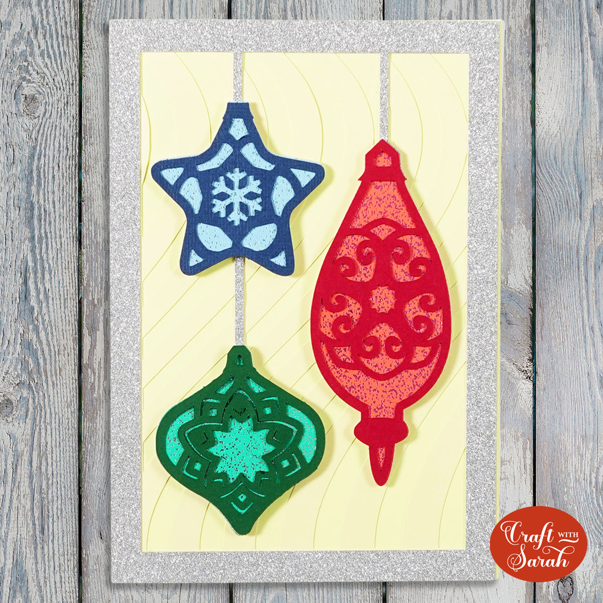 Layered Christmas card