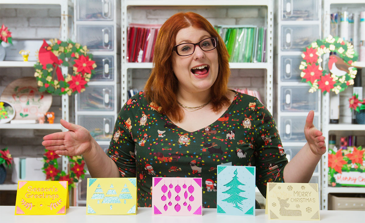 Cricut Christmas cards