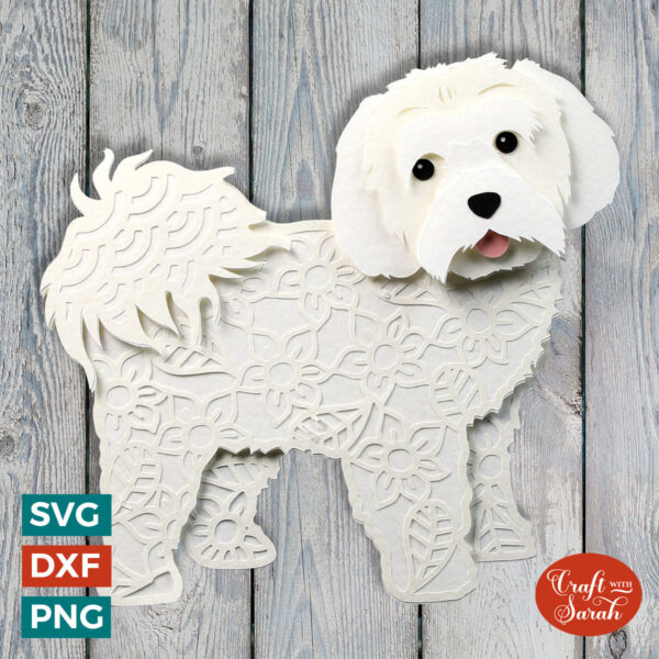 Maltese Puppy SVG