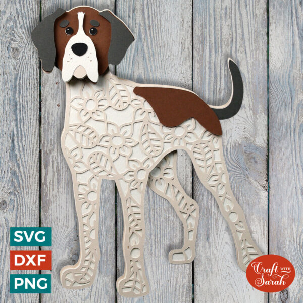 Mixed Breed Dog - Large Size Cross Breed  SVG