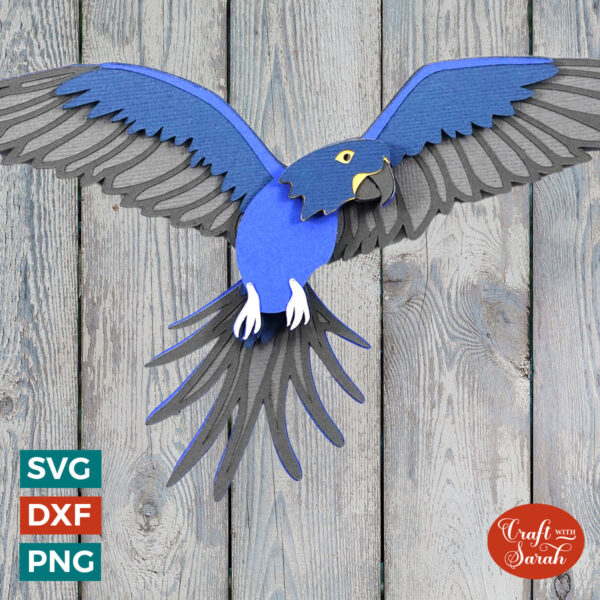 Hyacinth Macaw SVG