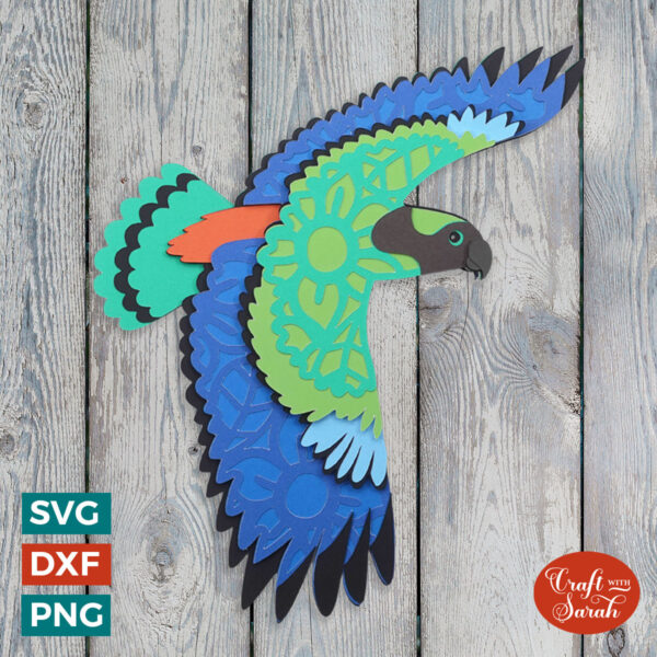 Kea Alpine Parrot SVG