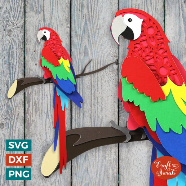 Red Parrot SVG