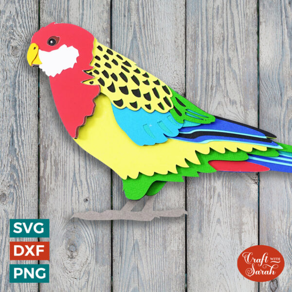 Rosella Bird SVG