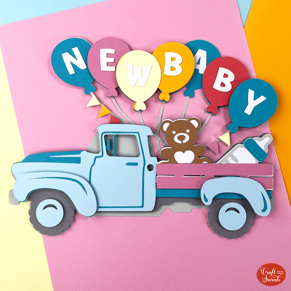 Handmade baby shower gift