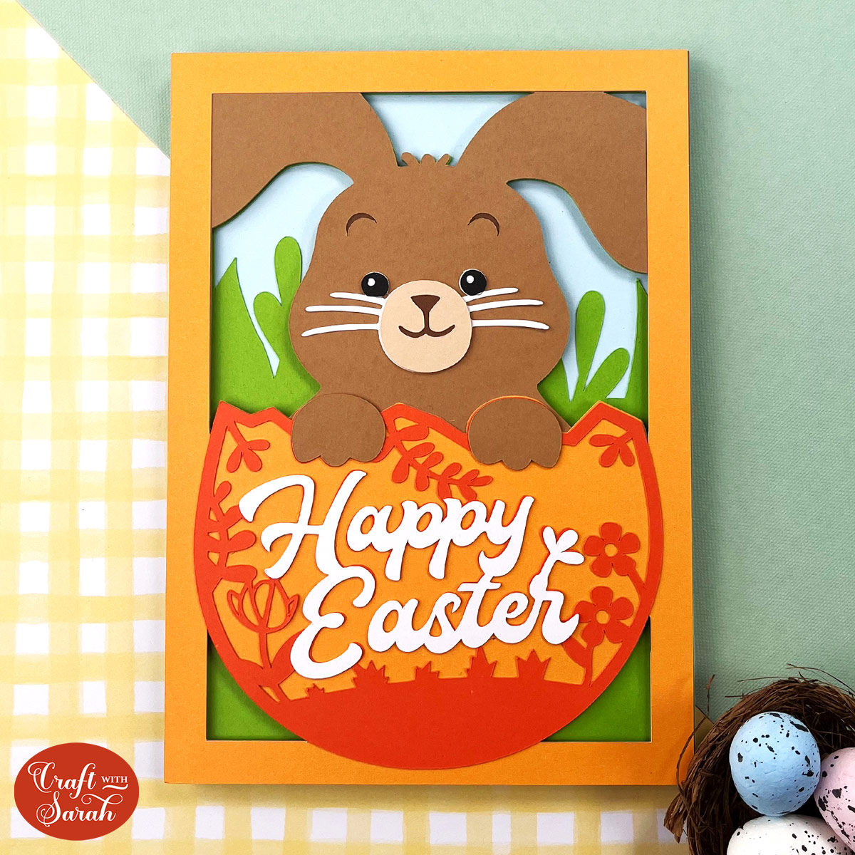 Easter bunny card