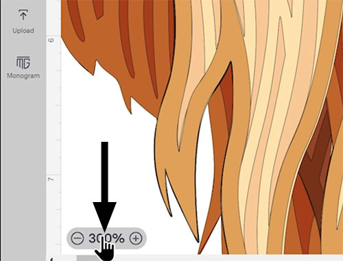 Zoom out in one click
