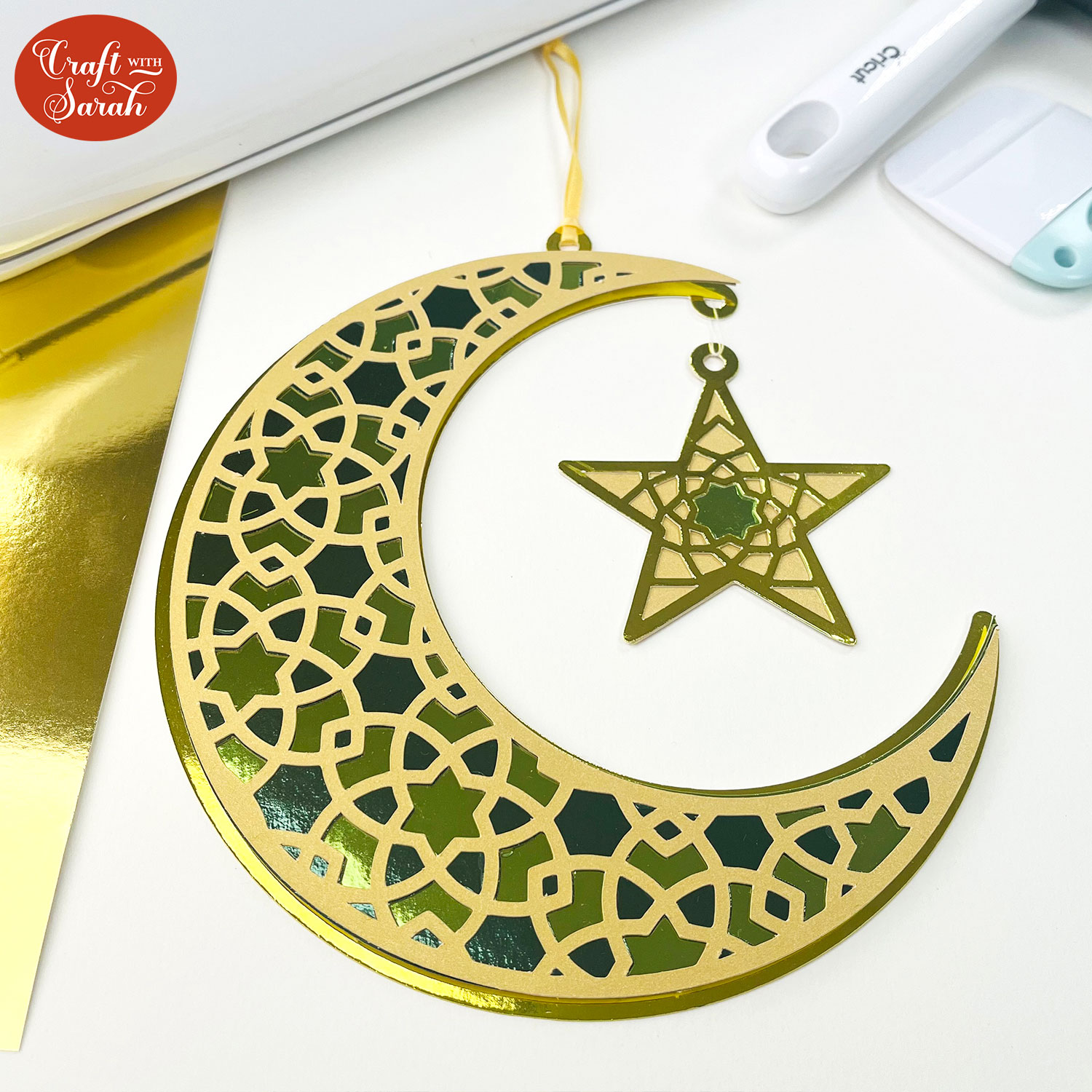 Moon and star mandala