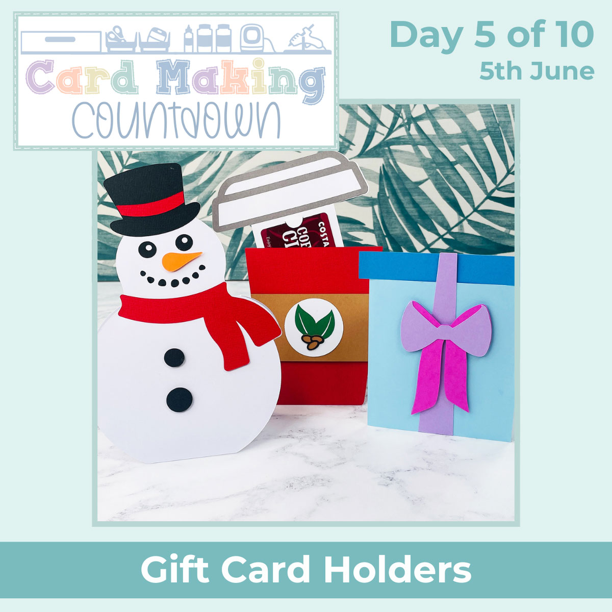 Gift card template SVGs