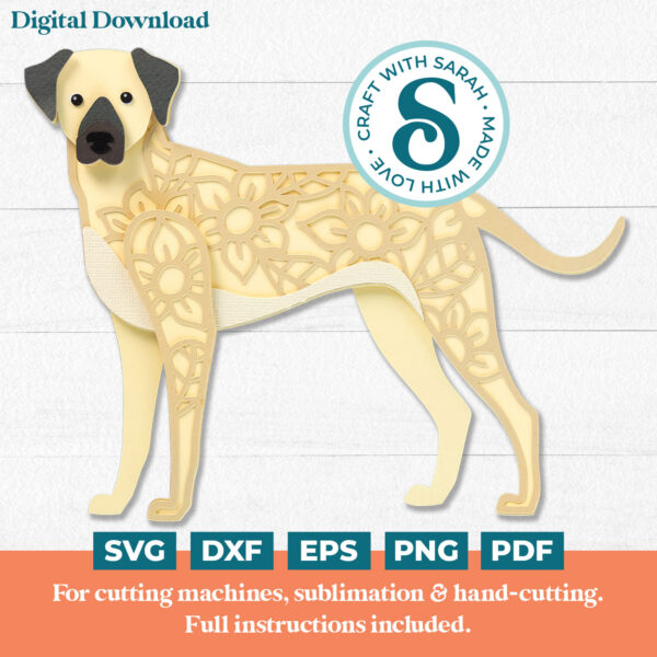 Black Mouth Cur SVG