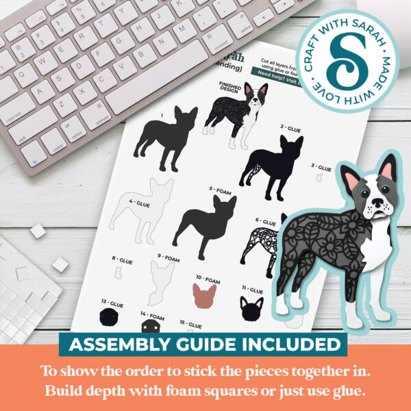 Boston Terrier SVG (Standing) - Image 3