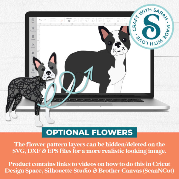 Boston Terrier SVG (Standing) - Image 4