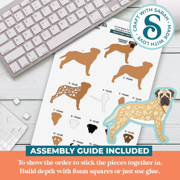 Bullmastiff SVG (Side Facing) - Image 2