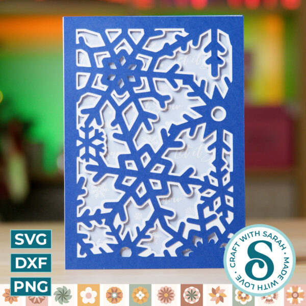 Pop Out Snowflake Card - Image 2