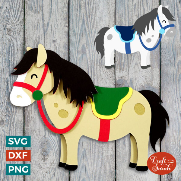 Cute Horses SVG