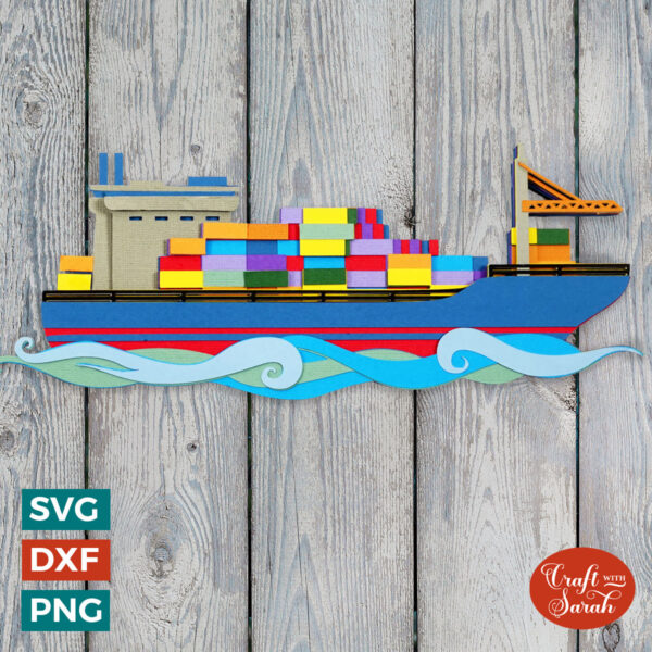 Cargo Ship SVG