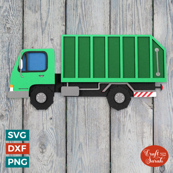 Garbage Truck SVG