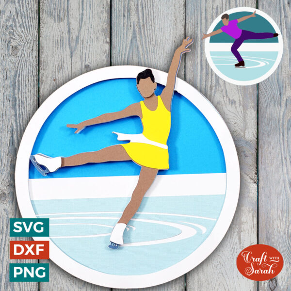 Ice Skating SVG