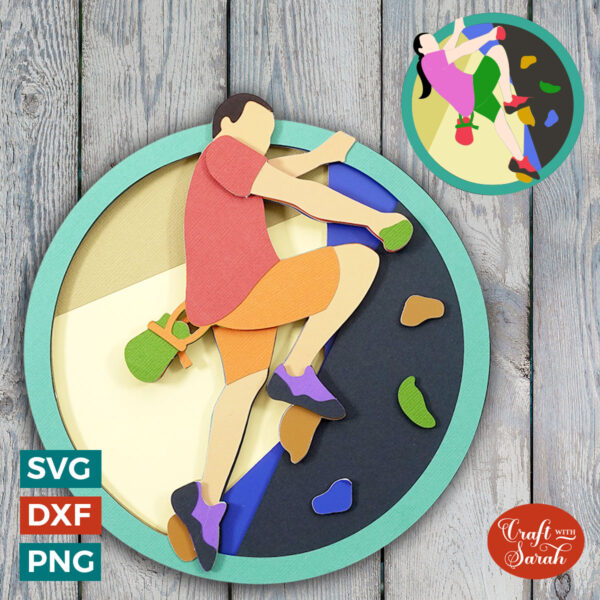 Rock Climbing SVG