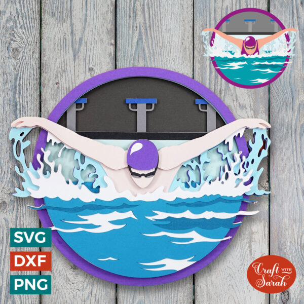 Swimming SVG