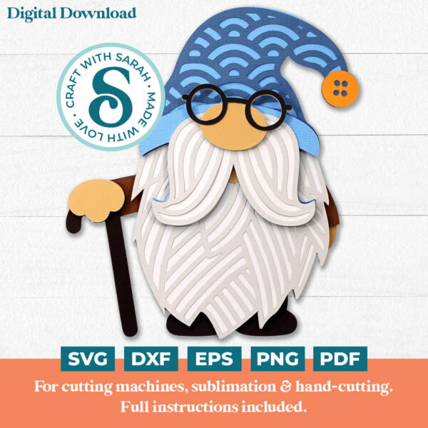 Grandpa Gnome SVG