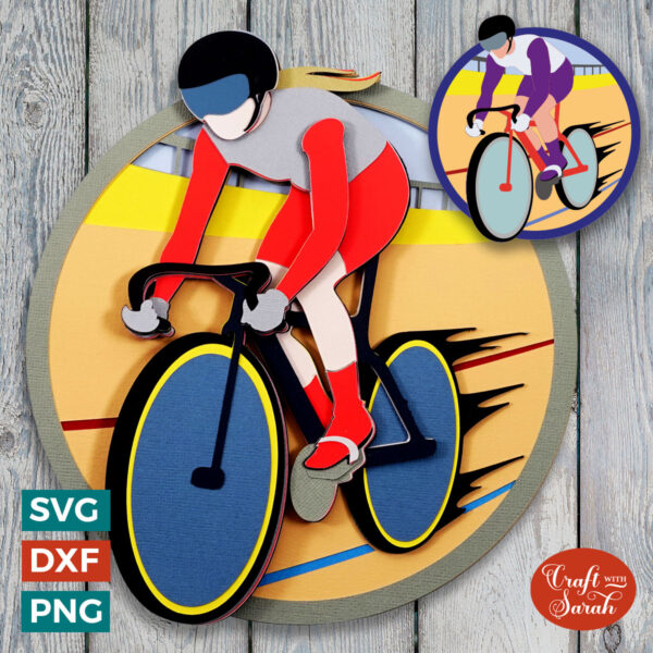 Velodrome Cycling SVG