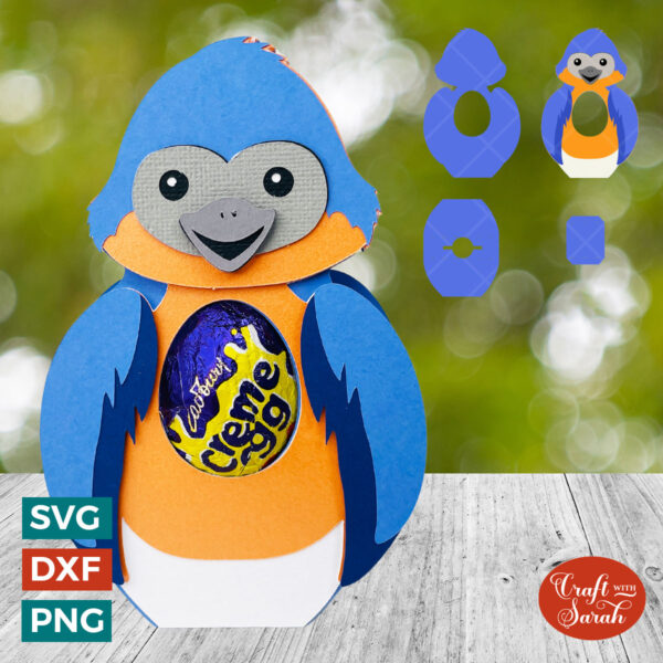 Bluebird Egg Holder SVG