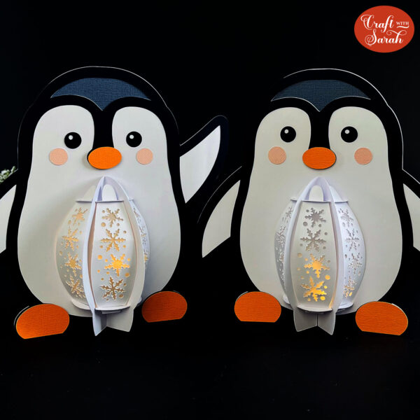 Penguin Lanterns SVG - Image 2