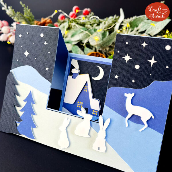 Winter Wonderland Stepper Card SVG